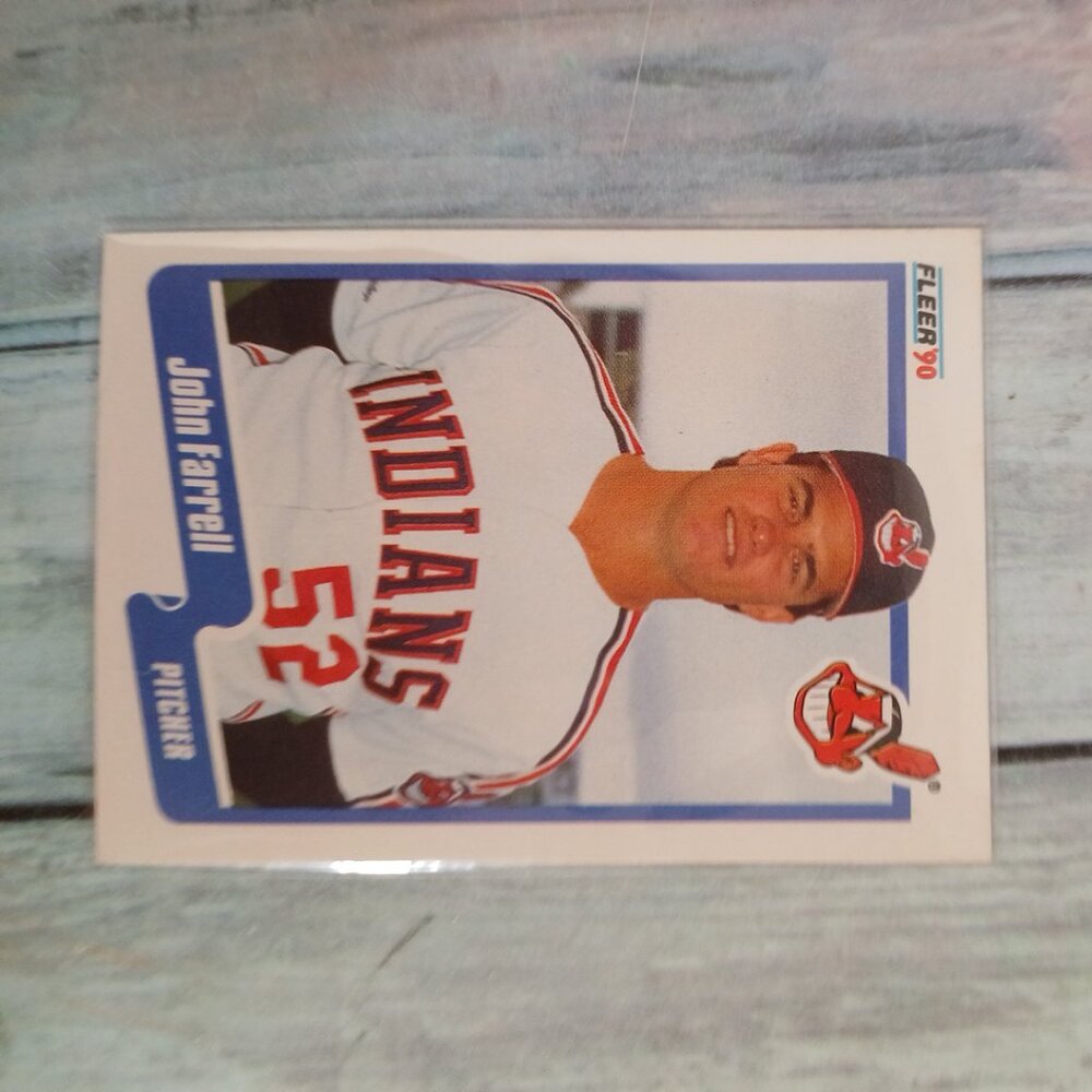 1990 Fleer John Farrell Cleveland Indians - Picture 2 of 4